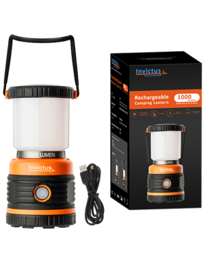 INVICTUS INV-1000-L ΕΠΑΝΑΦΟΡΤΙΖΟΜΕΝΟ ΦΑΝΑΡΙ CAMPING 1000 LM ME USB INVICTUS