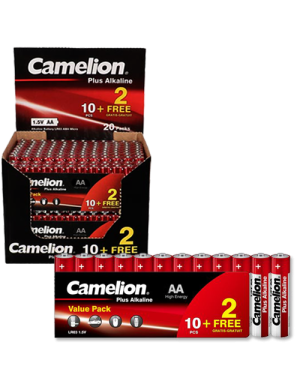 LR06 SP12 ΜΠΑΤΑΡΙΑ CAMELION ΑΛΚΑΛΙΚΗ AA 10+2 CAMELION