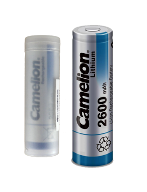 CAMELION 18650-2600mAh ΜΠΑΤΑΡΙΑ ΛΙΘΙΟΥ ΧΩΡΙΣ ΠΡΟΣΤΑΣΙΑ CAMELION