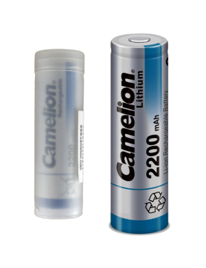 CAMELION 18650-2200mAh ΜΠΑΤΑΡΙΑ ΛΙΘΙΟΥ ΧΩΡΙΣ ΠΡΟΣΤΑΣΙΑ CAMELION