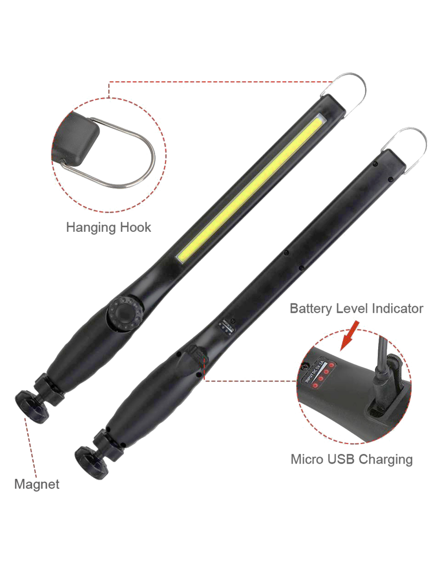 ARCAS ARC-F8W-R ΦΑΚΟΣ 8W LED ΕΠΑΝΑΦΟΡΤΙΖΟΜΕΝΟΣ ARCAS