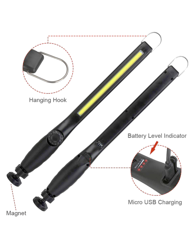 ARCAS ARC-F8W-R ΦΑΚΟΣ 8W LED ΕΠΑΝΑΦΟΡΤΙΖΟΜΕΝΟΣ ARCAS