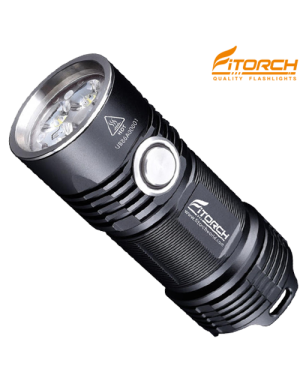 FITORCH P25 ΦΑΚΟΣ LED 3000lm ΥΨΗΛΗΣ ΑΠΟΔΟΣΗΣ ΜΑΥΡΟΣ FITORCH