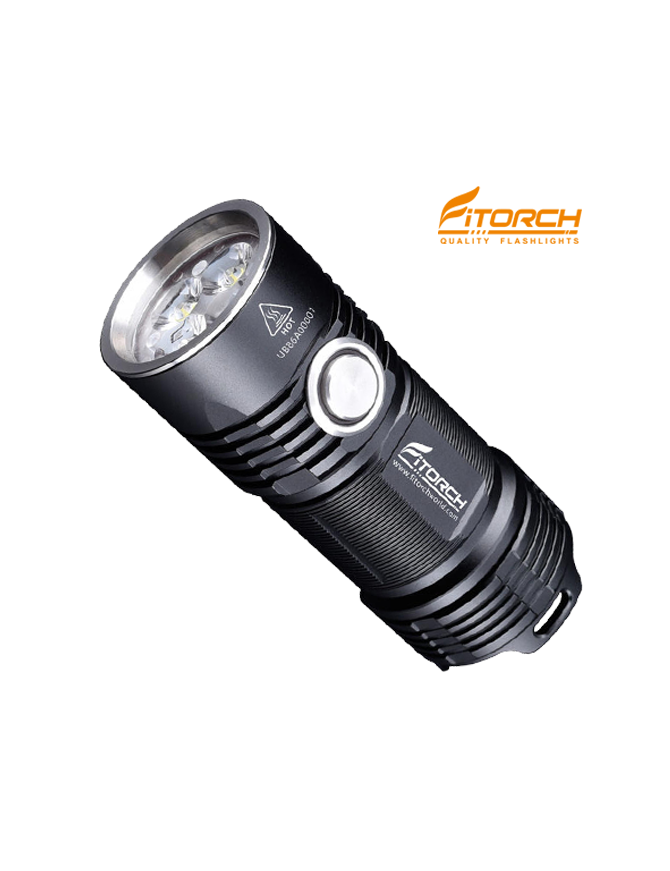 FITORCH P25 ΦΑΚΟΣ LED 3000lm ΥΨΗΛΗΣ ΑΠΟΔΟΣΗΣ ΜΑΥΡΟΣ FITORCH