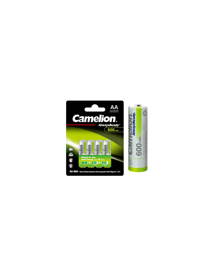 R06AA600mAh-BP4 ΜΠΑΤΑΡΙΑ CAMELION ALWAYS READY AA CAMELION