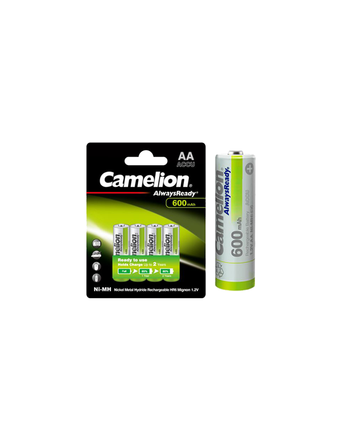 R06AA600mAh-BP4 ΜΠΑΤΑΡΙΑ CAMELION ALWAYS READY AA CAMELION