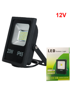 FLS20W-DW ΠΡΟΒΟΛΕΑΣ LED 12V 20W 6000K