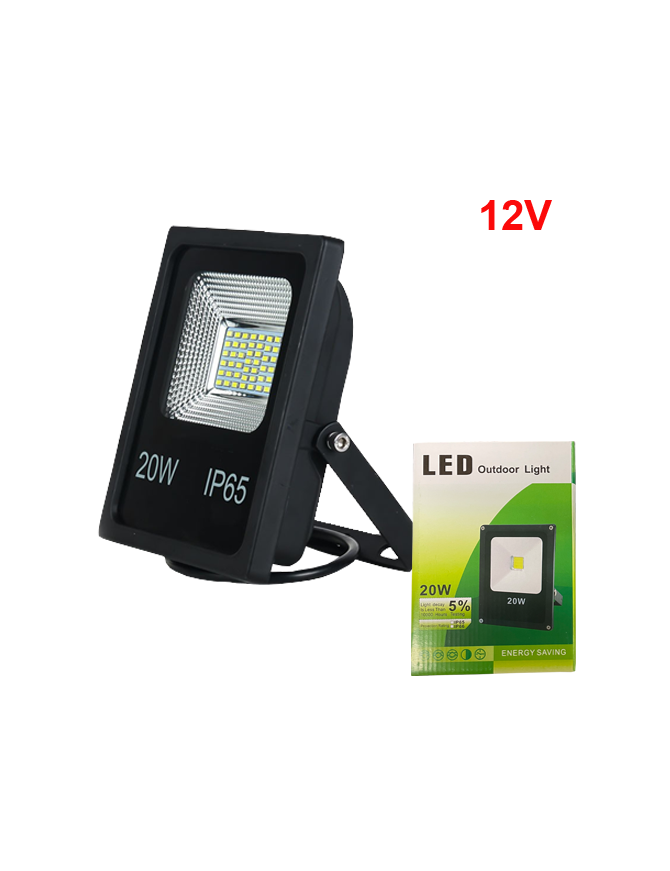 FLS20W-DW ΠΡΟΒΟΛΕΑΣ LED 12V 20W 6000K