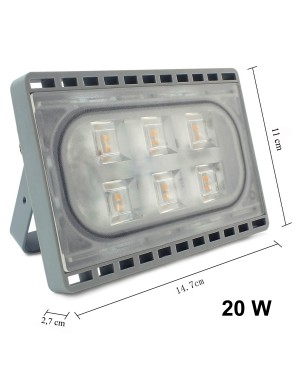 FLU20W-DW ΠΡΟΒΟΛΕΑΣ LED 230V 20W 6000K
