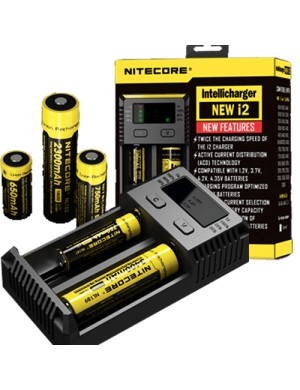 NITECORE i2 ΔΙΠΛΟΣ ΦΟΡΤΙΣΤΗΣ ΜΠΑΤΑΡΙΩΝ ΛΙΘΙΟΥ 18650 - Ni-Mh