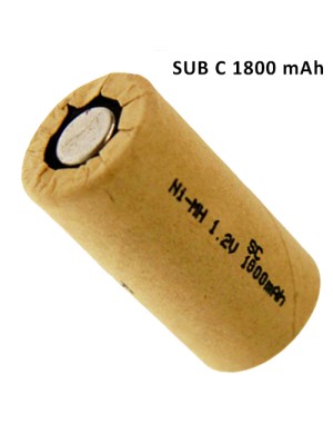 NI CD 1800mAh SUB C ΜΠΑΤΑΡΙΑ ΕΠΑΝΑΦΟΡΤΙΖΟΜΕΝΗ TC BATTERY