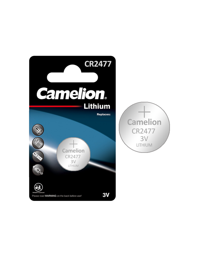 CR2477-BP1 ΜΠΑΤΑΡΙΑ CAMELION ΛΙΘΙΟΥ ΚΟΥΜΠΙ CAMELION