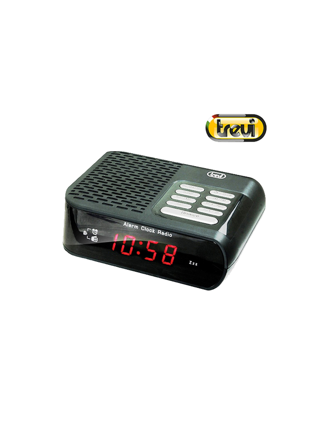 TREVI RC 827 D ΨΗΦΙΑΚΟ ΞΥΠΝΗΤΗΡΙ ΡΑΔΙΟΦΩΝΟ ΜΑΥΡΟ TREVI