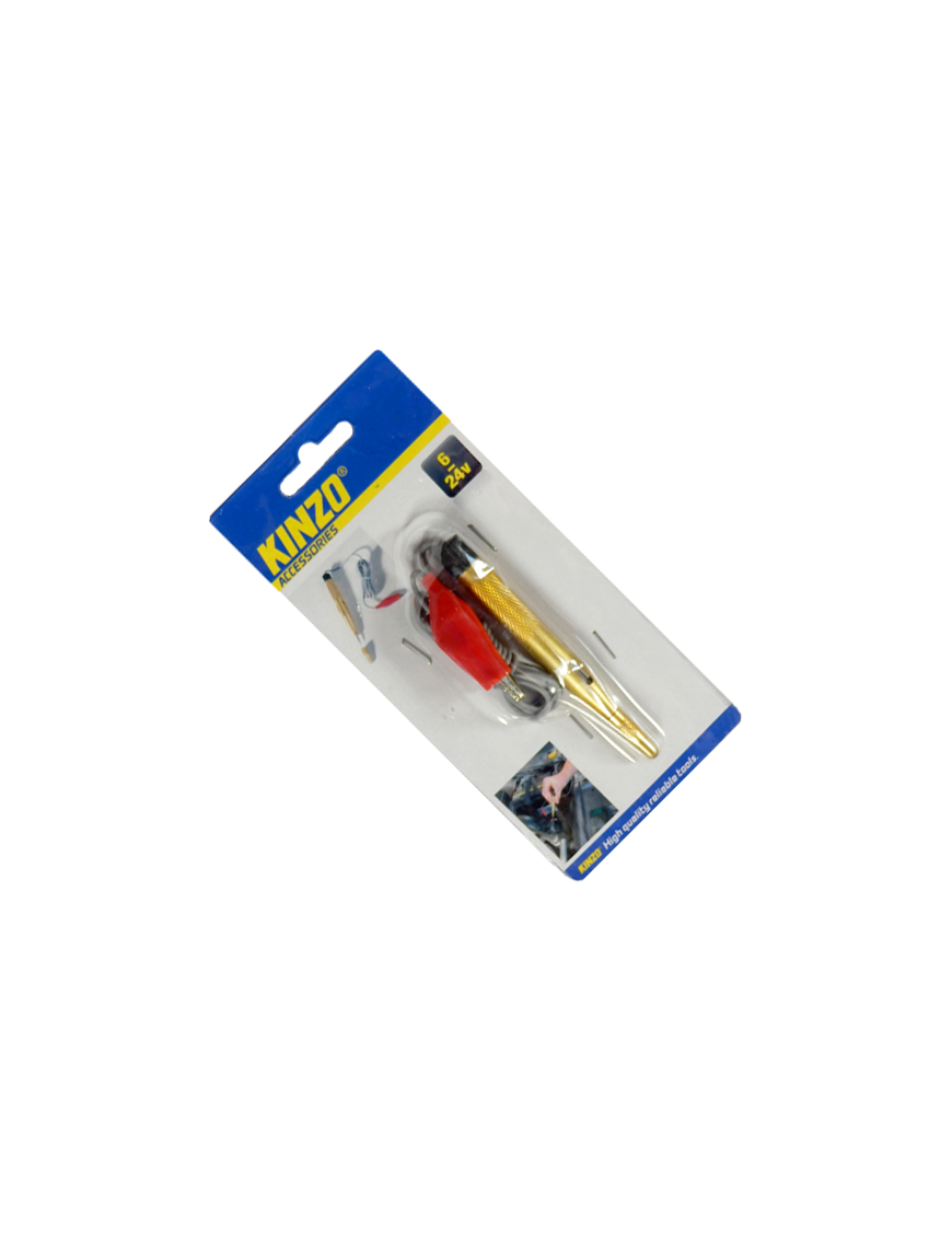 KINZO-48582 ΔΟΚΙΜΑΣΤΙΚΟ DC 6-24V ΜΕ ΛΑΜΠΑΚΙ (04445) KINZO