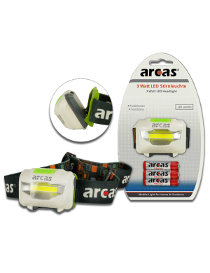 ARCAS ARC-3W-HEADLIGHT ΦΑΚΟΣ ΚΕΦΑΛΗΣ LED 120 Lm 3W ARCAS