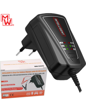 MINWA MW-CC01AGS ΦΟΡΤΙΣΤΗΣ ΜΠΑΤΑΡΙΩΝ 1A 6V-12V MINWA