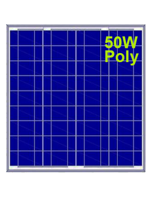 INVICTUS SRM-50P ΠΑΝΕΛ ΦΩΤΟΒΟΛΤΑΙΚΟ ΠΟΛΥΚΡΥΣΤΑΛΛΙΚΟ 50Wp 12V  INVICTUS SOLAR  POWER