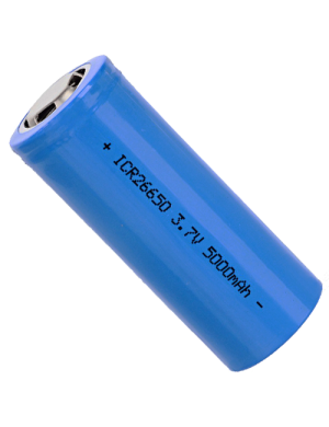 Li-ion 26650-5000mAH  FLAT ΜΠΑΤΑΡΙΑ ΛΙΘΙΟΥ ΜΕ ΠΡΟΣΤΑΣΙΑ