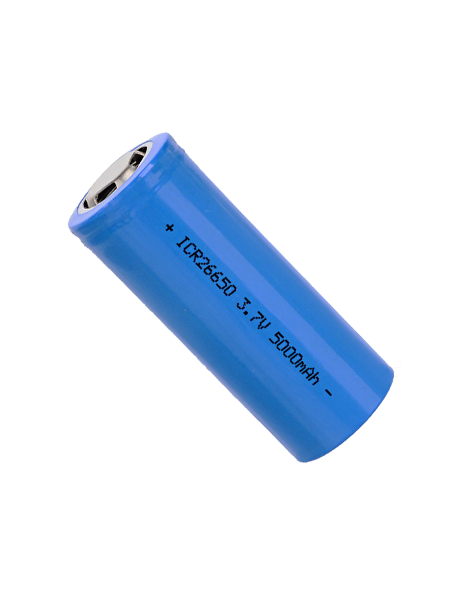 Li-ion 26650-5000mAH  FLAT ΜΠΑΤΑΡΙΑ ΛΙΘΙΟΥ ΜΕ ΠΡΟΣΤΑΣΙΑ