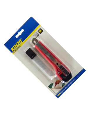 KINZO-79497 ΜΑΧΑΙΡΙ ΜΕ ΣΥΡΟΜΕΝΗ ΛΕΠΙΔΑ 18mm KINZO