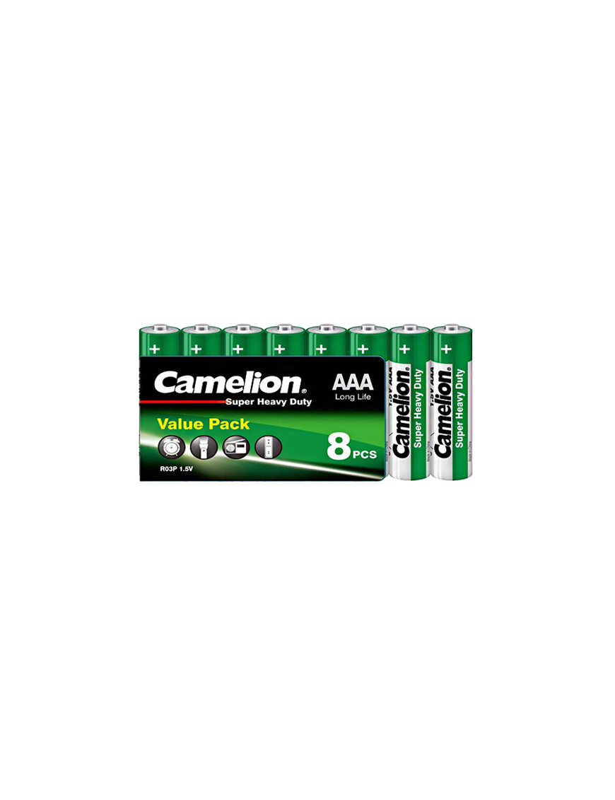 R03P-SP8G MICRO ΜΠΑΤΑΡΙΑ CAMELION SUPER HEAVY DUTY AAA CAMELION