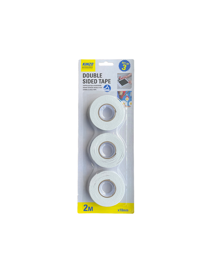 KINZO-49347 ΤΑΙΝΙΑ ΔΙΠΛΗΣ ΟΨΕΩΣ ΣΕΤ 3τμχ. KINZO