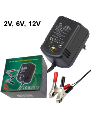 MINWA MW-C2612-GS ΦΟΡΤΙΣΤΗΣ ΜΠΑΤΑΡΙΩΝ 0.6A 2V-6V-12V MINWA