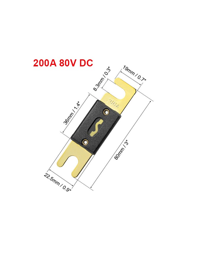 BAT-18234 ΑΣΦΑΛΕΙΑ ΜΠΑΤΑΡΙΩΝ 200Α ANL BATTERY SUPPLIES