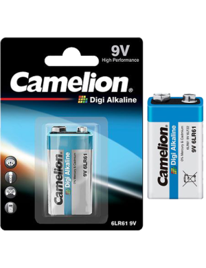 6LR61-BP1DG ΜΠΑΤΑΡΙΑ CAMELION DIGI ΕΝΙΣΧΥΜΕΝΗ ΑΛΚΑΛΙΚΗ 9V CAMELION