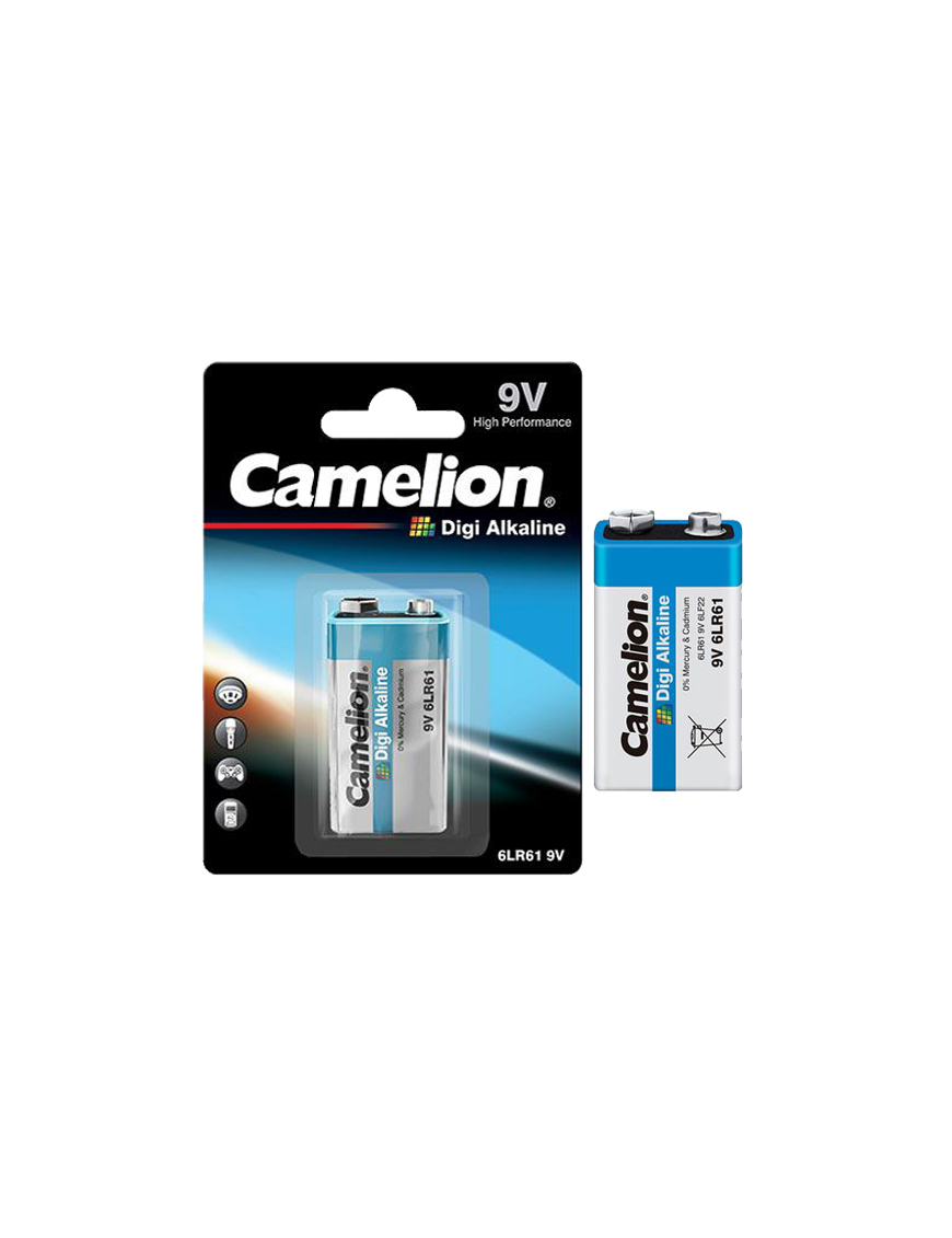 6LR61-BP1DG ΜΠΑΤΑΡΙΑ CAMELION DIGI ΕΝΙΣΧΥΜΕΝΗ ΑΛΚΑΛΙΚΗ 9V CAMELION