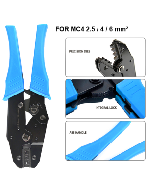 HS-2546B ΕΡΓΑΛΕΙO - ΠΡΕΣΑ ΑΚΡΟΔΕΚΤΩΝ MC4 ΓΙΑ ΚΑΛΩΔΙΑ ΦΩΤΟΒΟΛΤΑΙΚΩΝ OEM