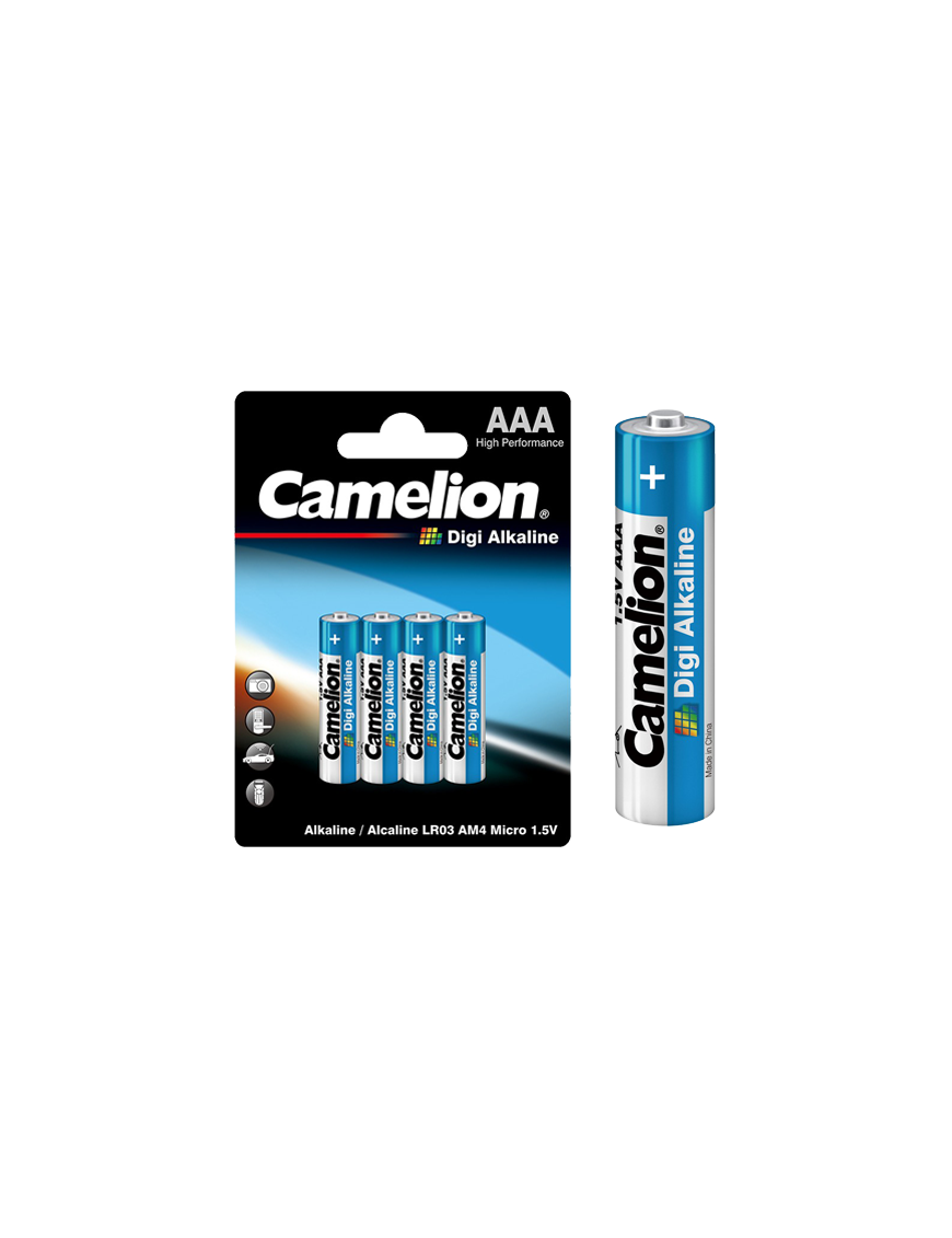 LR03-BP4DG ΜΠΑΤΑΡΙΑ CAMELION DIGI ΕΝΙΣΧΥΜΕΝΗ ΑΛΚΑΛΙΚΗ AAA CAMELION