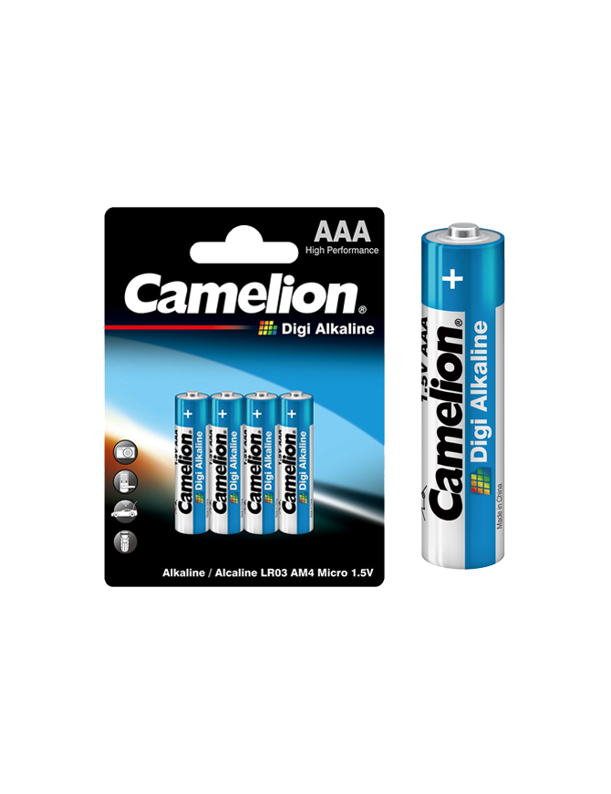 LR03-BP4DG ΜΠΑΤΑΡΙΑ CAMELION DIGI ΕΝΙΣΧΥΜΕΝΗ ΑΛΚΑΛΙΚΗ AAA CAMELION