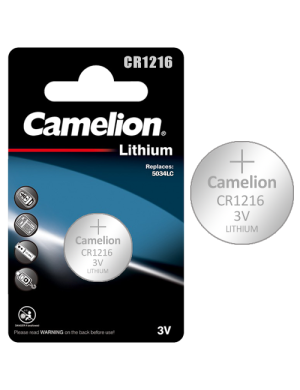 CR1216-BP1 ΜΠΑΤΑΡΙΑ CAMELION ΛΙΘΙΟΥ ΚΟΥΜΠΙ  CAMELION