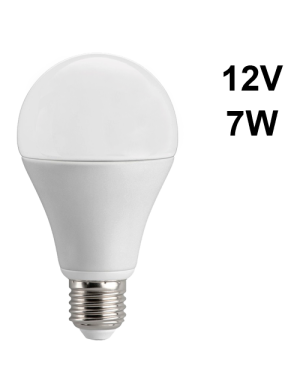 BU055-7W-DW-12V ΛΑΜΠΑ LED 12V E27 7W 6000K