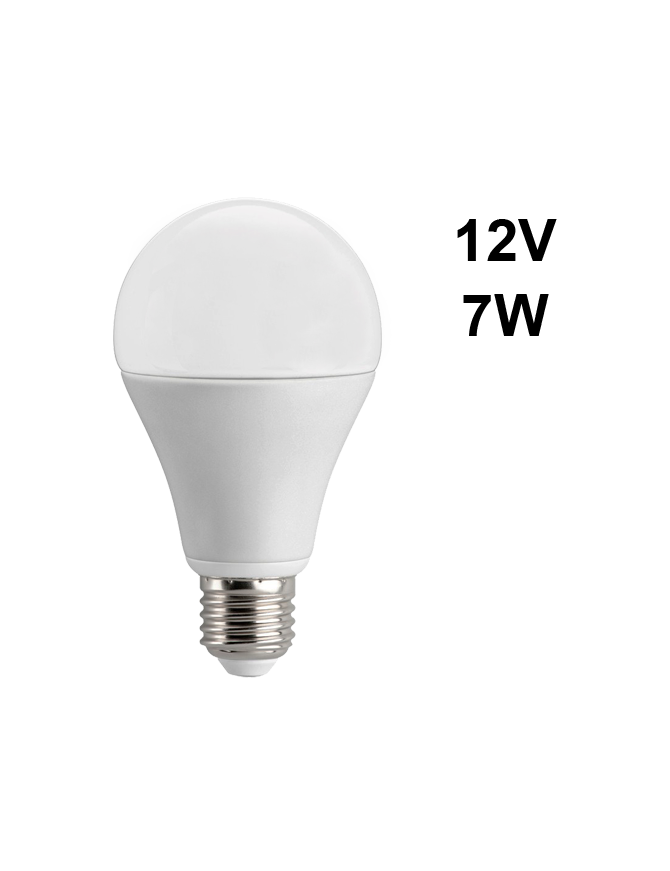 BU055-7W-DW-12V ΛΑΜΠΑ LED 12V E27 7W 6000K