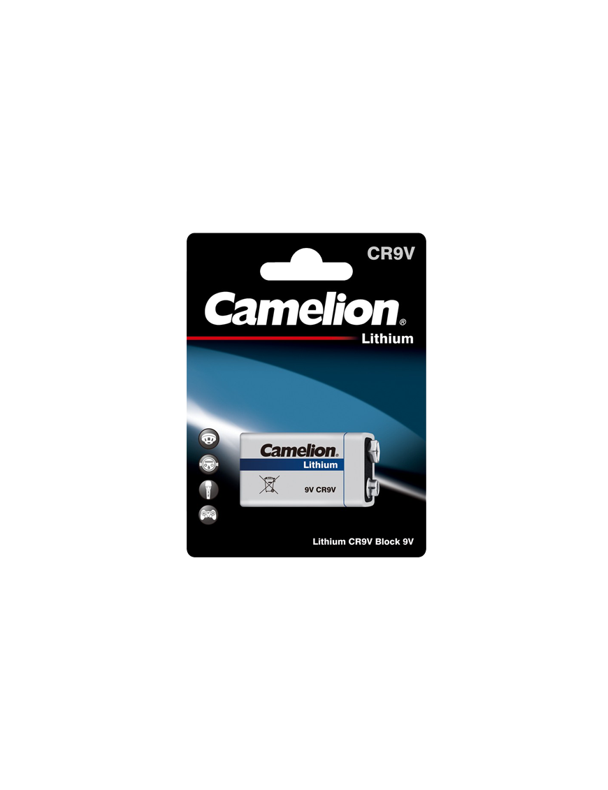 CR9V-BP1 ΜΠΑΤΑΡΙΑ CAMELION ΛΙΘΙΟΥ 9V CAMELION