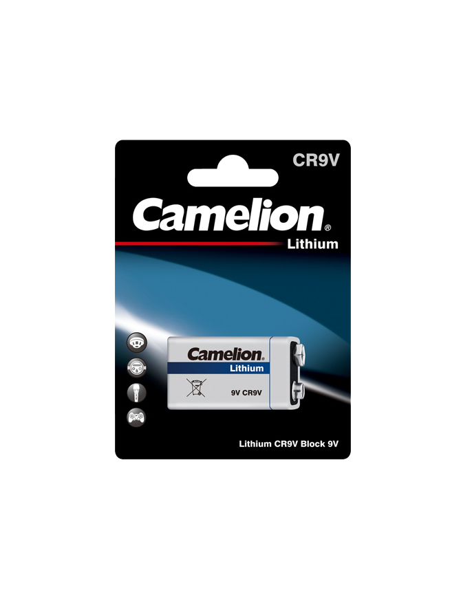 CR9V-BP1 ΜΠΑΤΑΡΙΑ CAMELION ΛΙΘΙΟΥ 9V CAMELION