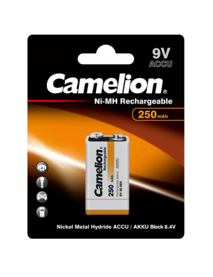 NH9V250-BP1 ΜΠΑΤΑΡΙΑ CAMELION ΕΠΑΝΑΦΟΡΤΙΖΟΜΕΝΗ 9V CAMELION