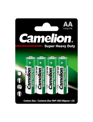 R06P-BP4G ΜΠΑΤΑΡΙΑ CAMELION SUPER HEAVY DUTY AA CAMELION