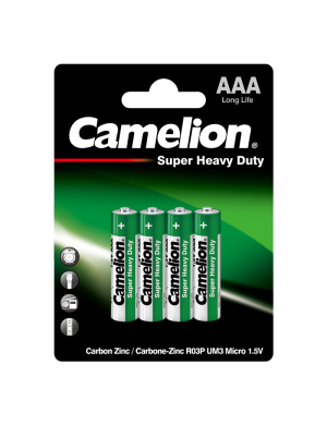 R03P-BP4G ΜΠΑΤΑΡΙΑ CAMELION SUPER HEAVY DUTY AAA CAMELION