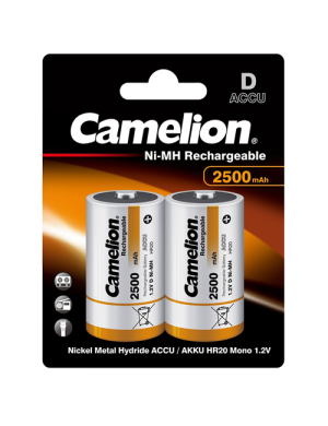 NH-D2500-BP2 ΜΠΑΤΑΡΙΑ CAMELION ΕΠΑΝΑΦΟΡΤΙΖΟΜΕΝΗ D CAMELION