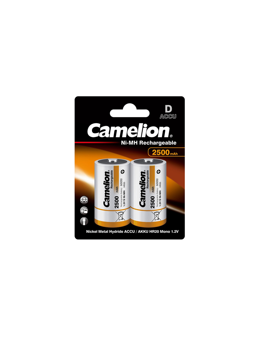 NH-D2500-BP2 ΜΠΑΤΑΡΙΑ CAMELION ΕΠΑΝΑΦΟΡΤΙΖΟΜΕΝΗ D CAMELION