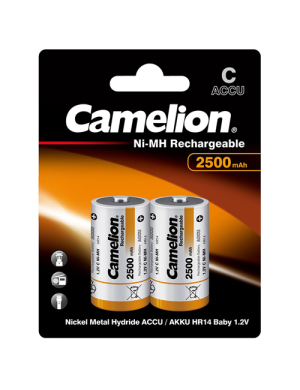 NH-C2500-BP2 ΜΠΑΤΑΡΙΑ CAMELION ΕΠΑΝΑΦΟΡΤΙΖΟΜΕΝΗ C CAMELION