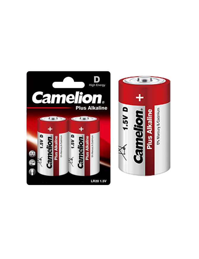 LR20-BP2 ΜΠΑΤΑΡΙΑ CAMELION ΑΛΚΑΛΙΚΗ D 1,5V CAMELION