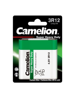 3R12-BP1G ΜΠΑΤΑΡΙΑ CAMELION SUPER HEAVY DUTY 4,5V CAMELION