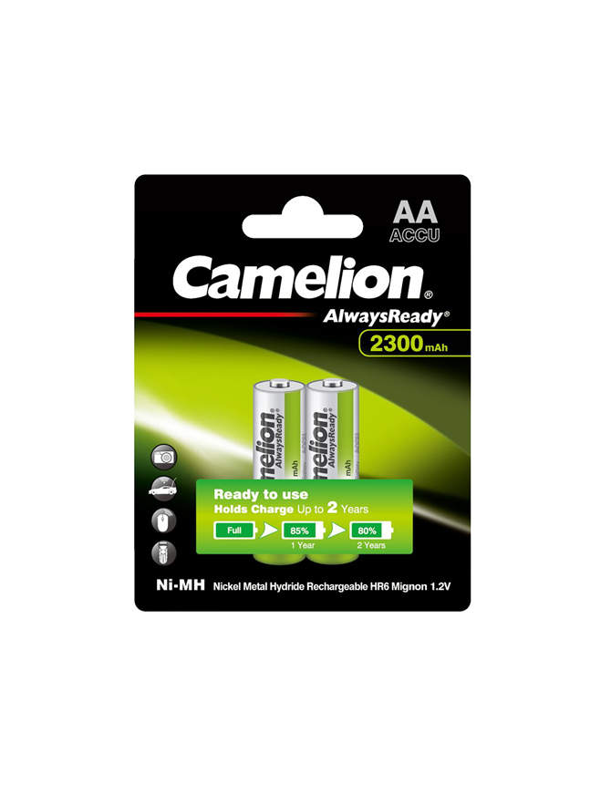 R06AA2300mAh-BP2 ΜΠΑΤΑΡΙΑ CAMELION ALWAYS READY AA CAMELION