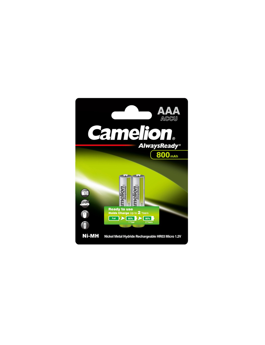 R03AAA800mAh-BP2 ΜΠΑΤΑΡΙΑ CAMELION ALWAYS READY AAA CAMELION