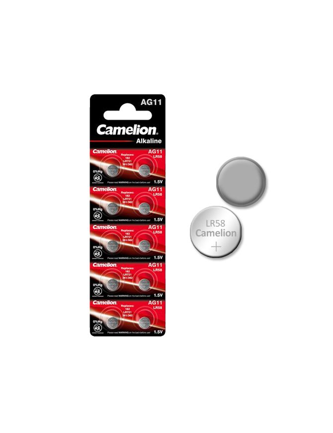 LR721-AG11-BP10 ΜΠΑΤΑΡΙΑ CAMELION ΑΛKΑΛΙΚΗ 10τμχ. CAMELION