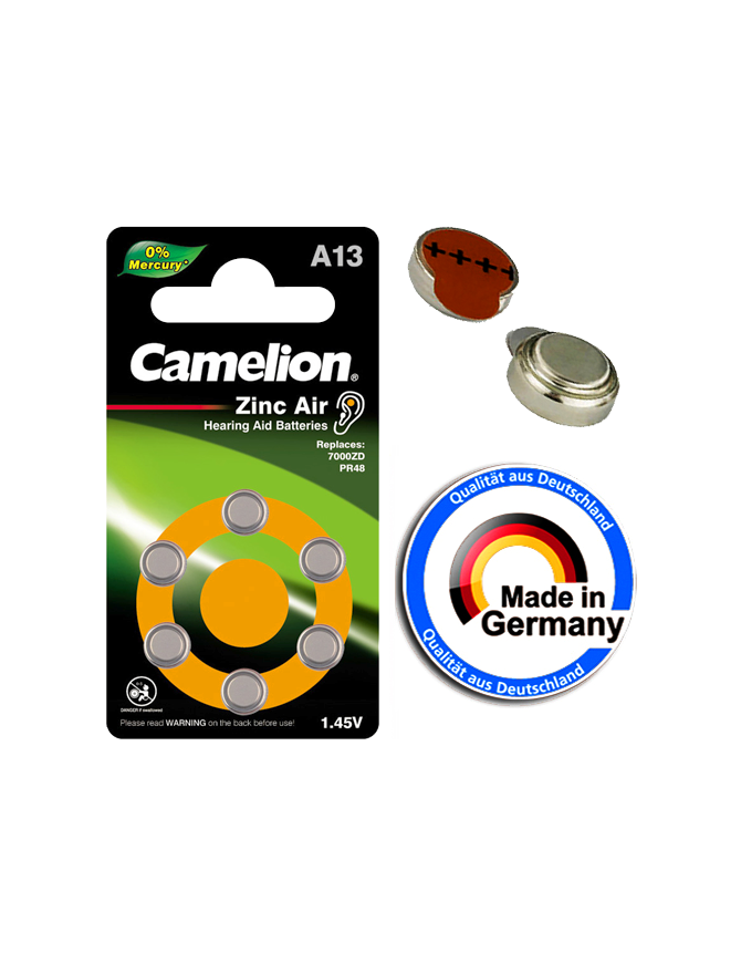 A13-BP6 ΜΠΑΤΑΡΙΑ CAMELION ΑΚΟΥΣΤΙΚΩΝ ΒΑΡΗΚΟΙΑΣ  CAMELION